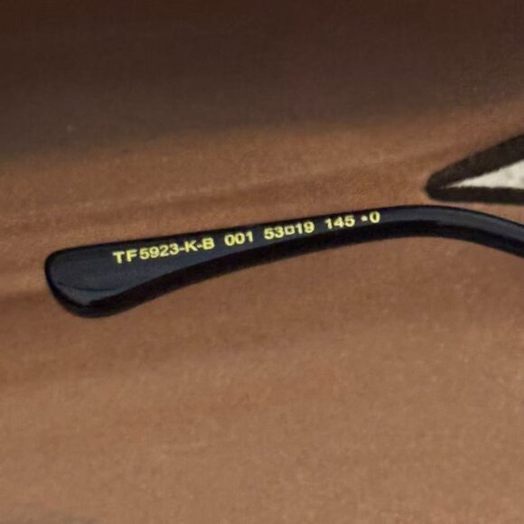 Tom Ford TF5923-K-B Eyeglasses Black Frame – Gently Used, Full Set - Picture 3 of 10